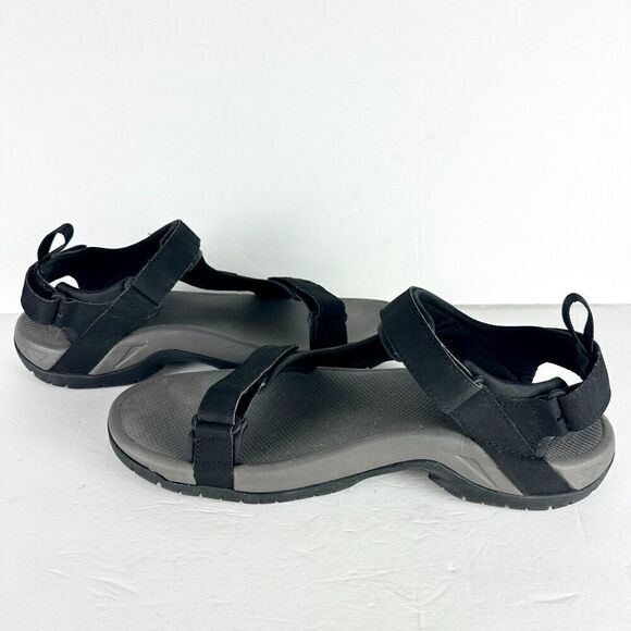 Teva Men's Meacham Hiking Sandal Size 12 Black Gray Outdoor Camping EUC - Picture 3 of 8